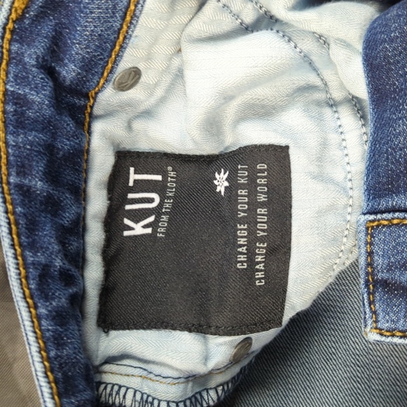 KUT from the Kloth Catherine Slouchy Boyfriend sz 0 - Picture 7 of 8